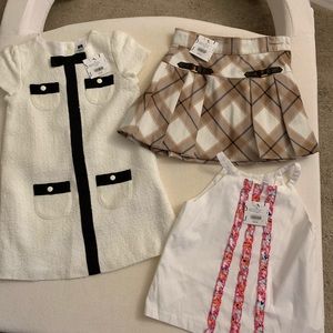 Little girls Janie and Jack Lot NWT